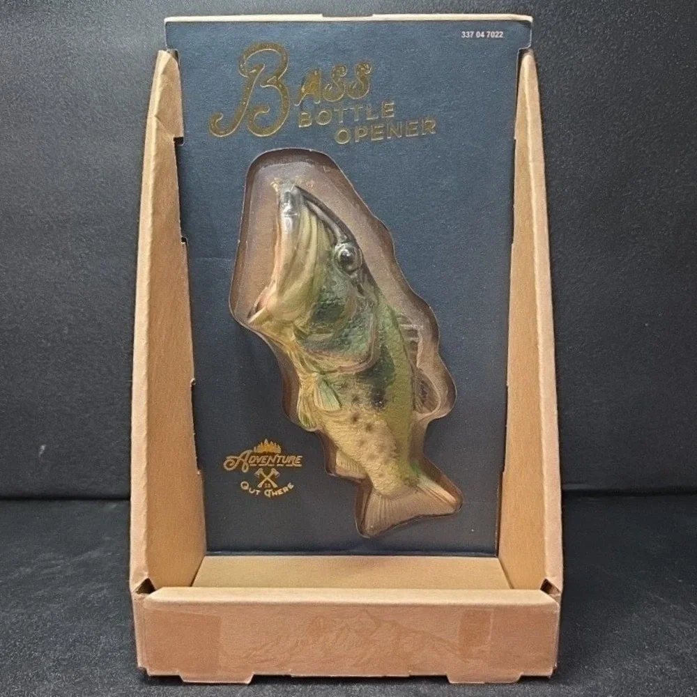 Adventure is Out There Bass Bottle Opener Fishing Novelty Bar Tool New 337047022